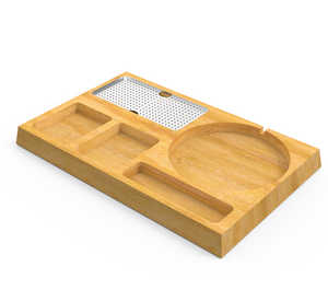  dolphy Wooden tray for kettle in hotel